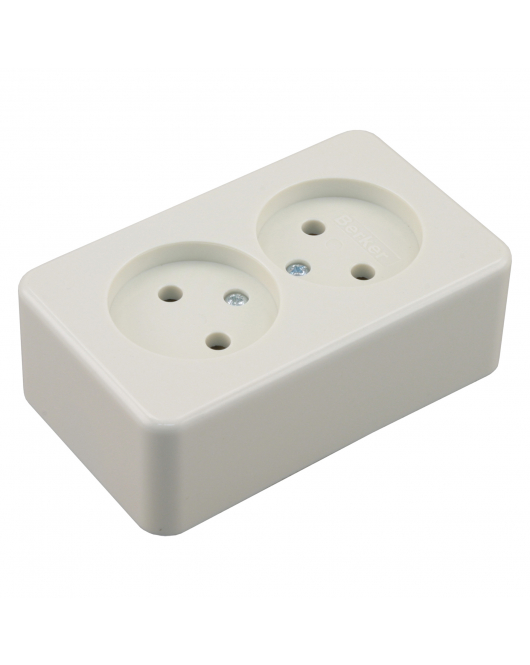 BERKER AP CONTACTDOOS - OPBOUW - 2-VOUDIG - POLARWIT