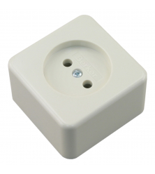 BERKER AP CONTACTDOOS - OPBOUW - 1-VOUDIG - POLARWIT