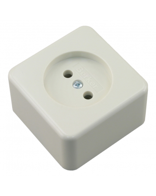 BERKER AP CONTACTDOOS - OPBOUW - 1-VOUDIG - POLARWIT