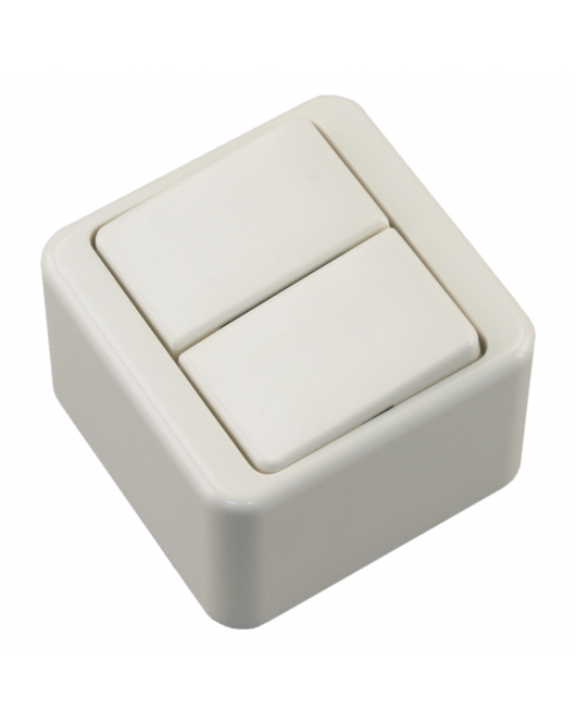 BERKER AP SCHAKELAAR - OPBOUW - WISSEL/WISSEL - POLARWIT