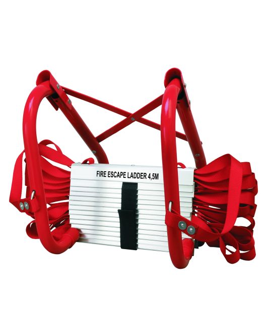 SMARTWARES BRANDLADDER - BBVL - 4.5 M - ROOD/WIT