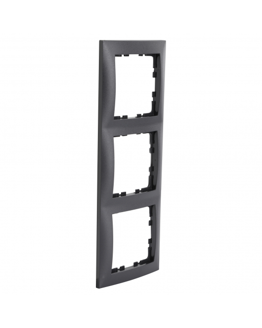 BERKER S1 AFDEKRAAM - 3-VOUDIG - ANTRACIET