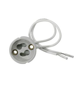 LAMPHOUDER 230V GU10 + 15CM SNOER