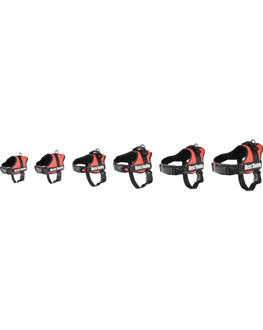 HOND HARNAS PLUTO ROOD XS 28-36CM 40-55CM 9CM 25MM HOND HARNAS PLUTO ROOD XS 28-36CM 40-55CM 9CM 25MM