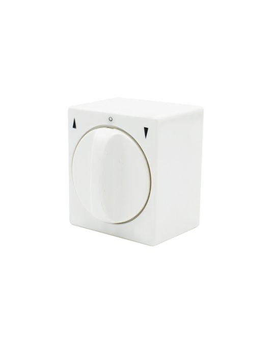 JALOEZIESCHAKELAAR 10A OPBOUW WIT/WIT