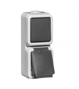PEHA IP44 COMBINATIE WISSEL 307611