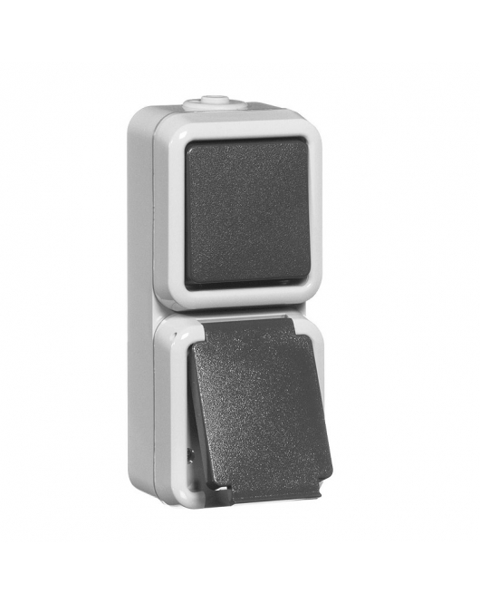 PEHA IP44 COMBINATIE WISSEL 307611