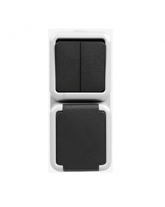 PEHA IP44 COMBINATIE SERIE 307521