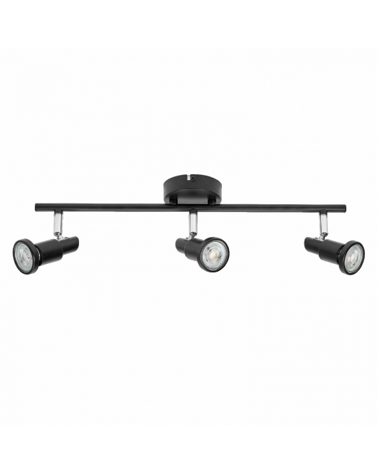 OSRAM SPOT ZWART 3X3.4W DIM