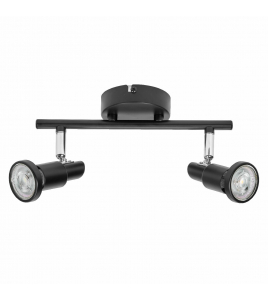 OSRAM SPOT ZWART 2X3.4W DIM