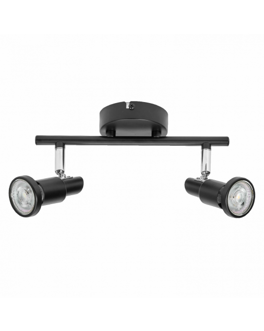 OSRAM SPOT ZWART 2X3.4W DIM