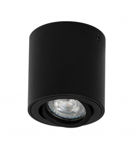 LEDV.OPBOUWSPOT ROUND ZW GU10