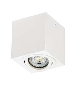 LEDV.OPBOUWSPOT SQUARE WT GU10
