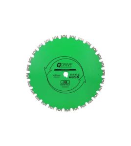Q-DRIVE ZAAGBLAD (420MM) MET GELUIDSARME KERN VOOR EXTREME HARDE MATERIALEN