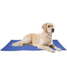 KOELMAT FROSTY BLAUW XL 100X60CM