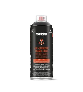 MTN WEPRO ANTI-CORROSIVE PAINT 400ML RAL 9005 ZWART MAT