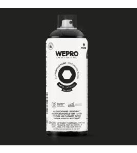 MTN WEPRO ALL-PURPOSE PAINT 400ML ZG RAL 9005 ZWART