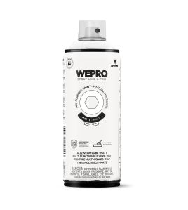 MTN WEPRO ALL-PURPOSE PAINT 400ML MAT RAL 9016 WIT