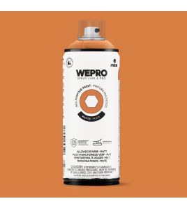 MTN WEPRO ALL-PURPOSE PAINT 400ML MAT AMSTERDAM ORANGE