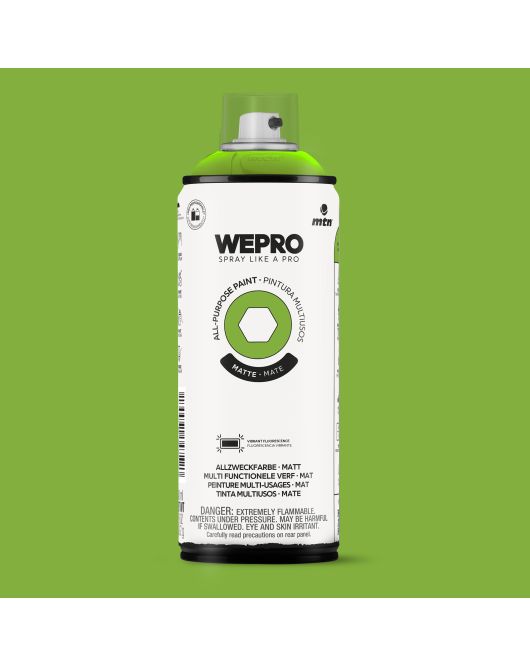 MTN WEPRO ALL-PURPOSE PAINT 400ML MAT FLUOR GREEN