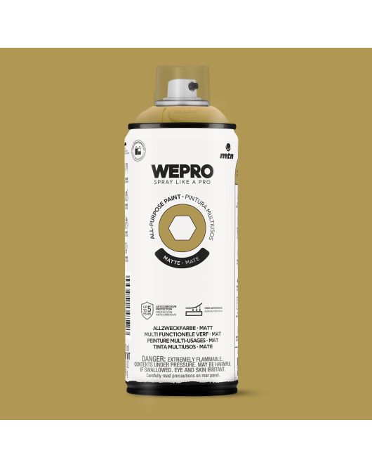 MTN WEPRO ALL-PURPOSE PAINT 400ML MAT GOBI YELLOW