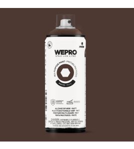 MTN WEPRO ALL-PURPOSE PAINT 400ML MAT COCOA BROWN