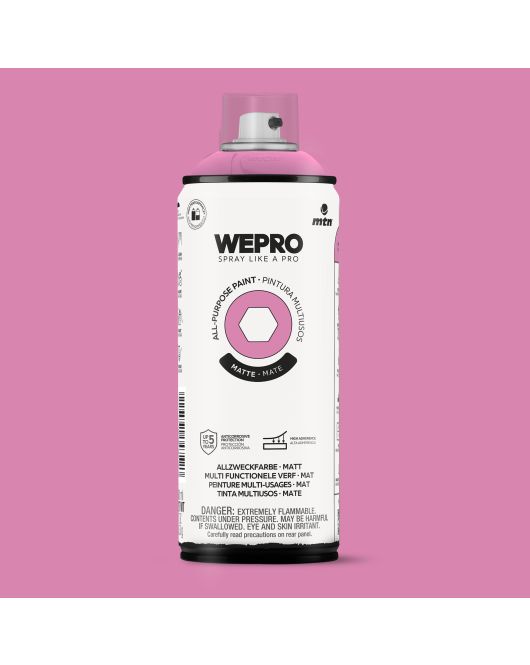 MTN WEPRO ALL-PURPOSE PAINT 400ML MAT CUMBIA PINK
