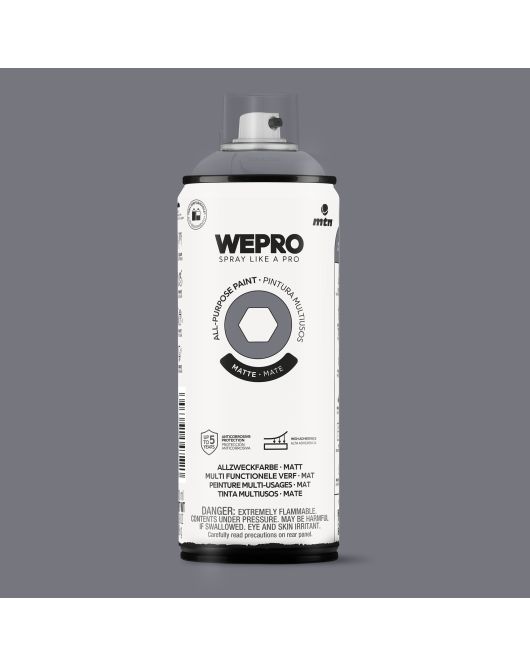 MTN WEPRO ALL-PURPOSE PAINT 400ML MAT STORM GREY