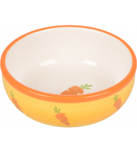 EETPOT KNAAGDIER IBO KERAMISCH GEEL 13CM 310ML