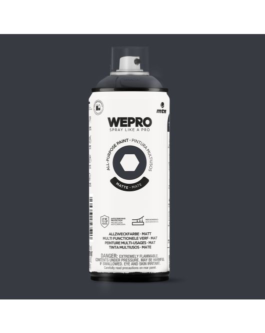 MTN WEPRO ALL-PURPOSE PAINT 400ML MAT OBLIVION GREY