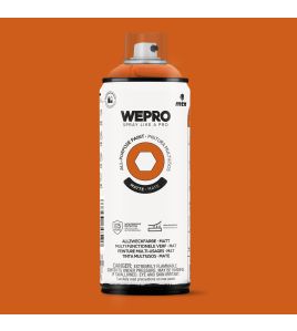 MTN WEPRO ALL-PURPOSE PAINT 400ML MAT SPRITZ ORANGE