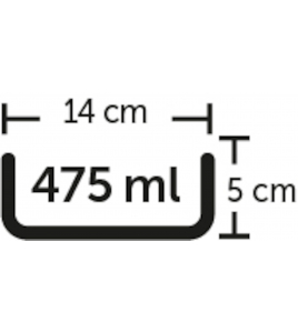 AARDEWERKPOTJE 12,5 X 7 CM