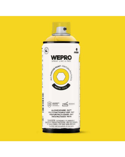 MTN WEPRO ALL-PURPOSE PAINT 400ML MAT BART YELLOW