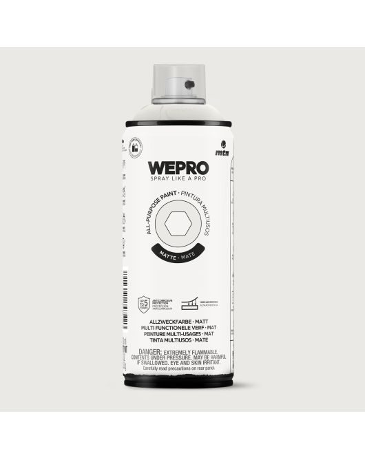 MTN WEPRO ALL-PURPOSE PAINT 400ML MAT PEDRAFORCA GREY