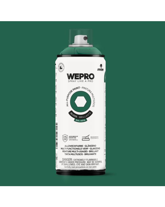 MTN WEPRO ALL-PURPOSE PAINT 400ML HG RAL 6016