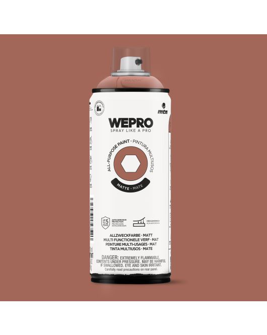 MTN WEPRO ALL-PURPOSE PAINT 400ML MAT ULURU RED