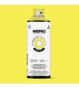 MTN WEPRO ALL-PURPOSE PAINT 400ML MAT FLUOR YELLOW
