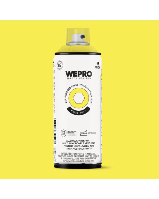 MTN WEPRO ALL-PURPOSE PAINT 400ML MAT FLUOR YELLOW