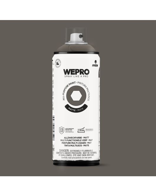 MTN WEPRO ALL-PURPOSE PAINT 400ML MAT INSOMNIA GREY