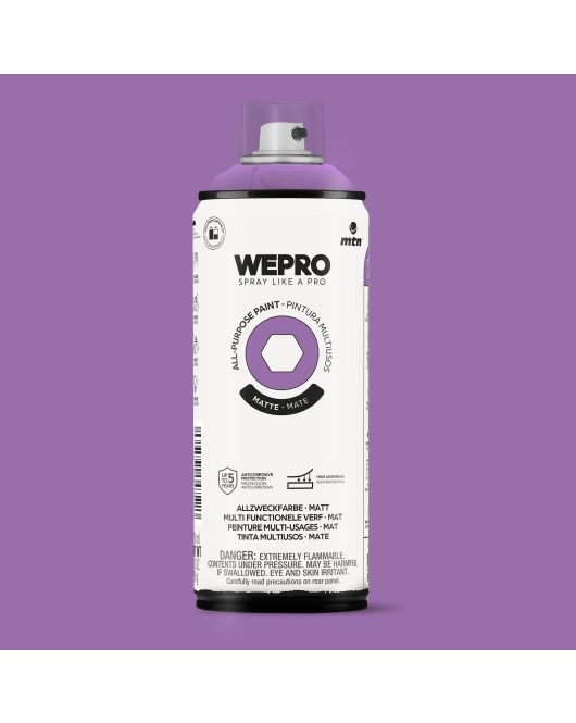 MTN WEPRO ALL-PURPOSE PAINT 400ML MAT REVOLUTION VIOLET
