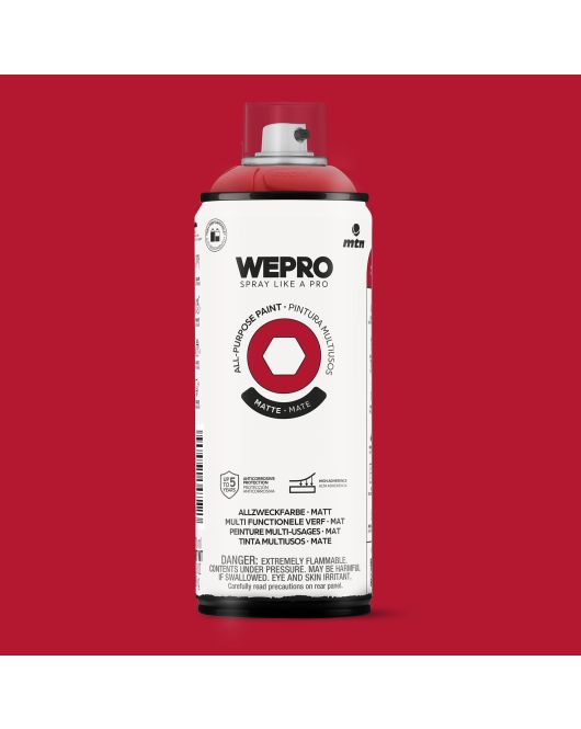 MTN WEPRO ALL-PURPOSE PAINT 400ML MAT TANGO RED