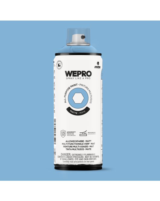 MTN WEPRO ALL-PURPOSE PAINT 400ML MAT SPELL BLUE