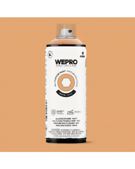 MTN WEPRO ALL-PURPOSE PAINT 400ML MAT PAPAYA