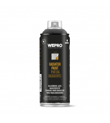 MTN WEPRO RADIATOR PAINT BLACK MATT 400ML