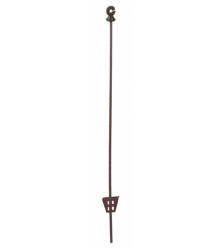 AKO RANTSOENPAAL STAAL OVAAL + TOPRINGISO., 106CM (10 STUKS)