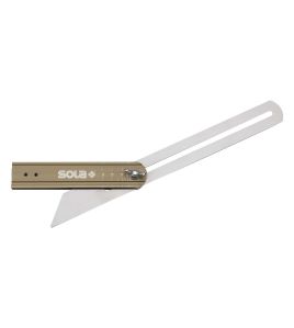 ZWEIHAAK 300MM BLOK BRONS GEAN. VSTG300 ALU, BEEN MET GRADEN AANDUIDING