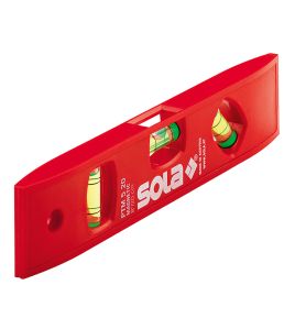 KUNSTSTOF WATERPAS PTM5/20 20CM 3 LIBELLEN HOBBY ROOD MAGNETISCH