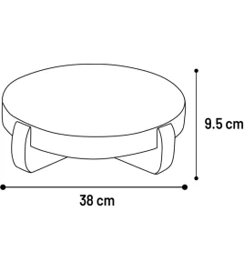 KRABKARTON LICO BRUIN 38X38X9,5CM
