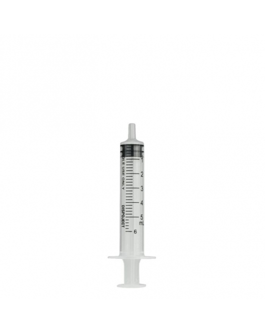 WEGWERPSPUIT 30CC 3-DELIG KATHETER TIP