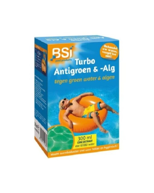 TURBO ANTIGROEN & -ALG ZWEMBAD, 300ML